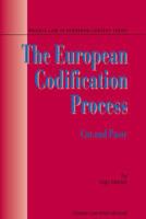 The European Codification Process: Cut and Paste 9041122303 Book Cover