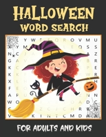 Halloween Word Search For Adults: Large Print Word Search Puzzle Book Fun For Adults And Kids B08KH3PYB6 Book Cover