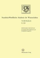 Europaisches Wirtschaftsrecht Und Europaische Integration 3663000389 Book Cover