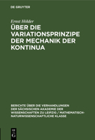 Über Die Variationsprinzipe Der Mechanik Der Kontinua 311250237X Book Cover