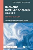 Real and Complex Analysis: Volume 1 (Textbooks in Mathematics) 1041014171 Book Cover