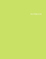 Notebook Lime Cover: Lined Notebook - Size (8.5 x 11 inches) - 120 Pages 1702144461 Book Cover