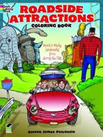 Roadside Attractions Coloring Book: Weird and Wacky Landmarks from Across the USA! 0486486958 Book Cover
