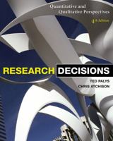 Research Decisions: Quantitative and Qualitative Perspectives 0176102957 Book Cover