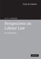 Perspectives on Labour Law 0521722349 Book Cover