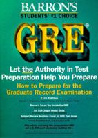 Barron's GRE: Graduate Record Examination General Test (12th Edition) 0812097246 Book Cover
