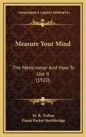 Measure Your Mind: The Mentimeter And How To Use It 101756373X Book Cover