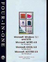 Brief Microsoft Windows/DOS, Microsoft Word 6, Microsoft Excel 5, Microsoft Access 2 - New Perspectives Four-In-One, Incl. Instr. Resource Kit, Test B 1565272277 Book Cover