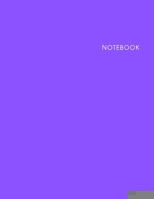 Notebook Purple Cover: Lined Notebook - Size (8.5 x 11 inches) - 120 Pages 1702140636 Book Cover