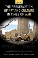 Preserving Cultural Heritage in Times of War 0197610560 Book Cover