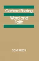 Word and Faith B0000CLSK6 Book Cover