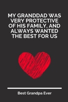 My Granddad Was Very Protective Of His Family, And Always Wanted The Best For Us: 100 Pages 6'' x 9'' Lined Writing Paper For Grandpa | Perfect Gift For Grandpa 1697344674 Book Cover