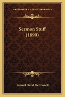 Sermon Stuff 1286596726 Book Cover