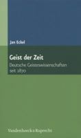 Geist Der Zeit: Deutsche Geisteswissenschaften Seit 1870 3525358210 Book Cover