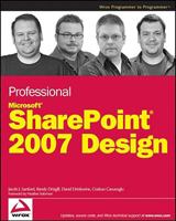 Professional SharePoint 2007 Design 047028580X Book Cover
