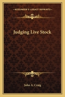 Judging Live Stock 1018308148 Book Cover