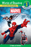 World of Reading: Marvel Marvel 3-in-1 Listen-Along Reader (World of Reading Level 1): 3 Tales of Action with CD! 1484787471 Book Cover