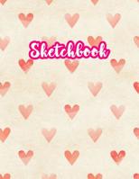 Sketchbook: Cute Drawing Note Pad and Sketch Book for Kids, Girls and Adult - Large 8.5 x 11 Matte Cover with White Interior (Perfect for Sketching, Coloring, Watercolor, Mixed Media, Doodling, Write  1096382083 Book Cover