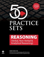 50 Practice Sets Reasoning ( Verbal., Non Verbal & Analytical Reasoning ) 9350944731 Book Cover