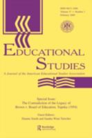 The Contradiction of the Legacy of Brown v. Board of Education, Topeka (1954) 0805894950 Book Cover