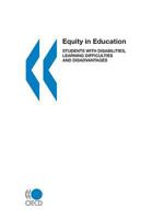 Equity In Education: Students With Disabilities, Learning Difficulties And Disadvantages 9264103686 Book Cover