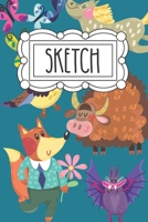 Sketch: 120 Page 6x9 Sketchbook for Art - Doodling and Drawing Notebook for Little Girls - Teens and Tween Girls Gift for Little Girl 1691590924 Book Cover