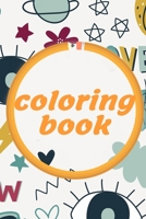 coloring book: for kids and adult:55 drawings to color with some empty pages to practice your drawing skills B08978X1K5 Book Cover