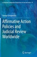 Affirmative Action Policies and Judicial Review Worldwide 3319223941 Book Cover