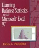 Learning Business Statistics With Microsoft Excel 97 013923442X Book Cover
