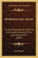 Meditations for Advent 1018894799 Book Cover