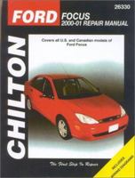 Ford Focus, 2000-2001: Chilton's Total Car Care Repair Manuals 156392482X Book Cover