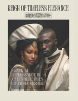 REIGN OF TIMELESS ELEGANCE: BLACK AI RENAISSANCE IN CYBERNETIC HUES - PICTURE COFFEE TABLE BOOK BY FIONA RUSSELL B0CST4B81Z Book Cover