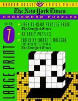 New York Times Large Print Crossword Puzzles V 7 0679741186 Book Cover