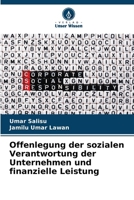 Offenlegung der sozialen Verantwortung der Unternehmen und finanzielle Leistung (German Edition) 6207906829 Book Cover