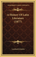 A History Of Latin Literature 1014138523 Book Cover