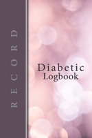 Diabetic Log Book: Log Book for Diabetics Weekly Blood Sugar Diary | 52 weeks | 5 Time Before-After | 111 pages, 6"x9" | Paperback | bright pink background vertical purple vertical band left 167418753X Book Cover