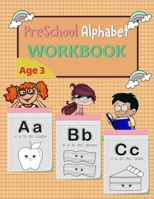 preschool alphabet workbooks age 3: cursive handwriting workbook - tracing alphabet letter A to Z ( Handwriting Paper Notebook for kids ) B08HQ6WPS8 Book Cover