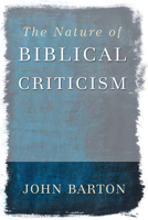 The Nature of Biblical Criticism 066422587X Book Cover