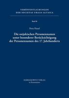 Die Ostjakischen Personennamen Unter Besonderer Berucksichtigung Der Personennamen Des 17. Jahrhunderts 3447034831 Book Cover