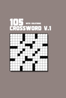 Super USA Crossword for Adults with Solutions: 105 Puzzles Easy Medium to Hard Volume 1 B0CM21K6HH Book Cover