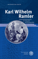 Karl Wilhelm Ramler: Gelegenheitspanegyrik Als Literatur Und Kunstpolitik (Myosotis, 9) 3825349179 Book Cover