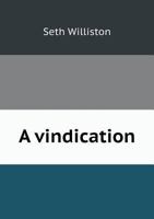 A Vindication 1356795145 Book Cover