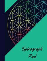 Spirograph Design Pad 4: Notebook/Journal: BLANK Spirograph Art Series/ Kids Art 1983856347 Book Cover