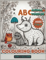 ABC Animal Toddler Coloring Book (Ages 2 to 4 ): Learn & Play with Cute Creatures A to Z B0CV6GSXWZ Book Cover