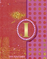 2020-2024 5 Year Monthly Planner: Initial Monogram Letter I 60 Months Calendar, 5 Year Agenda Schedule Organizer, Logbook and Personalized Journal 1707958343 Book Cover