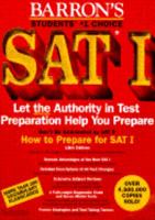 How to Prepare for Sat I/Book and 2 Disks (Test Prep Book & Computer Program) 0812096363 Book Cover