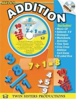 Addition Workbook & Music CD (Math Series, 5) 1575838923 Book Cover