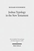 Joshua Typology in the New Testament 3161519329 Book Cover