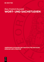 Wort- Und Sachstudien: Untersuchungen Zur Terminologie Des Aufzugs, Zu Webstuhl Und Schermethode Der Germanischen Bronze- Und Eisenzeit Und Zur Frauen 3112748247 Book Cover