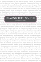 Praying the Psalter: (For Women) B0CQMJ9DF9 Book Cover